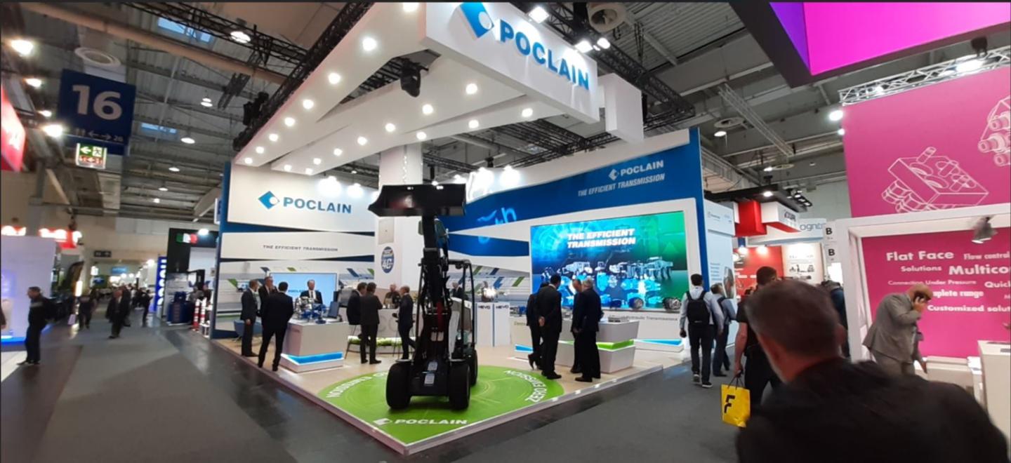 Agritechnica 2023 Poclain booth