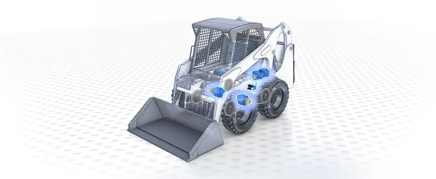 波克兰液压滑移装载机