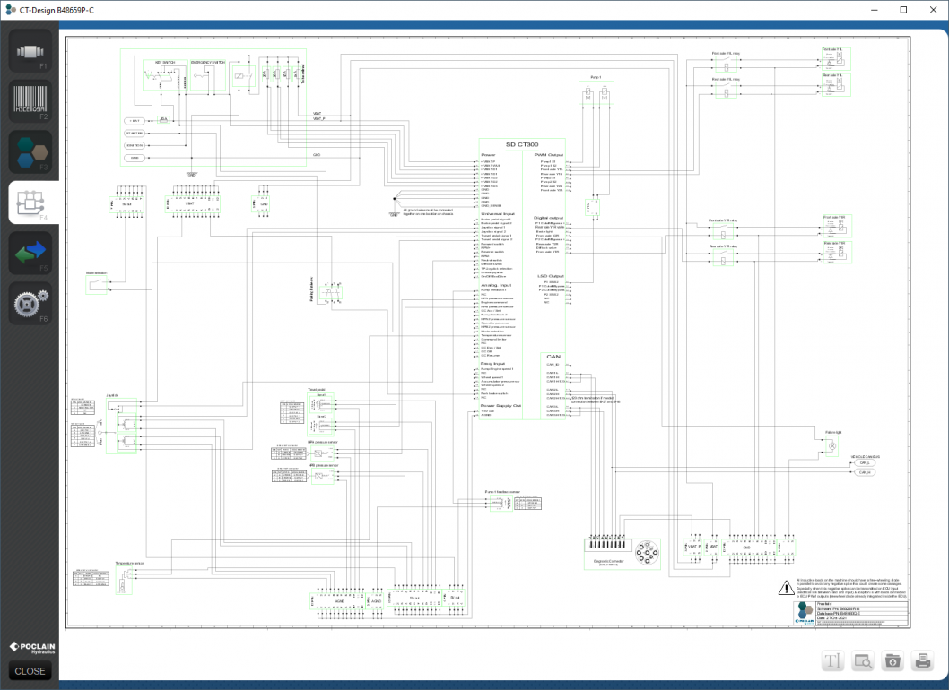 CT-电控软件电气接线图