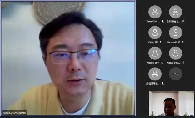 在线结业式 - 波克兰液压总经理张笕檀