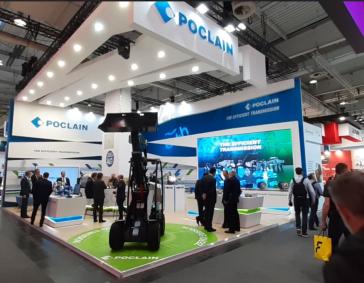 Agritechnica 2023 Poclain booth